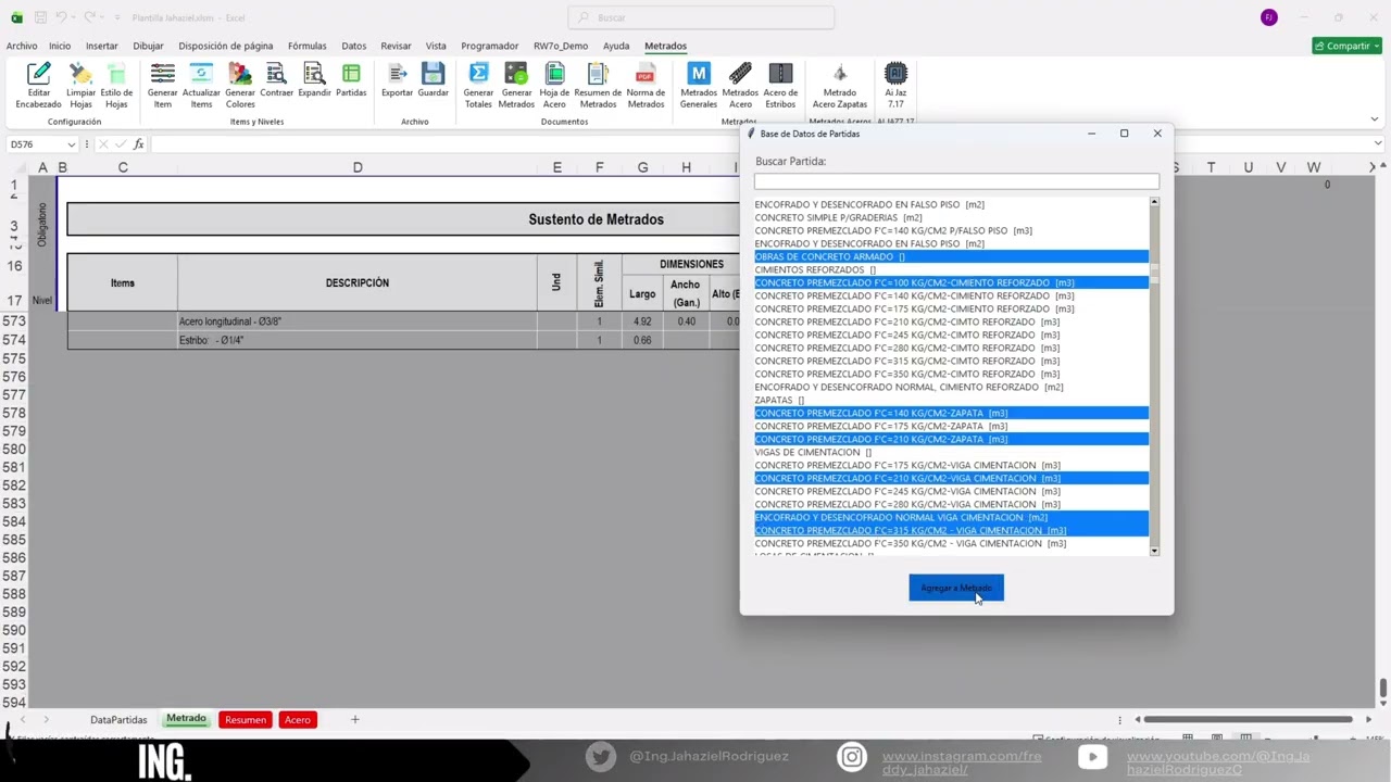 conociendo los comandos de la planilla Jaz7.17 v2.0
