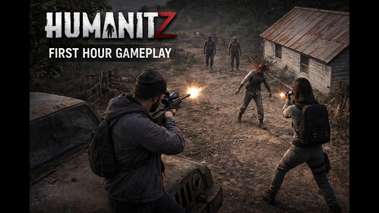 HumanitZ First Hour Gameplay – Surviving the Zombie Apocalypse (Open-World Co-op)