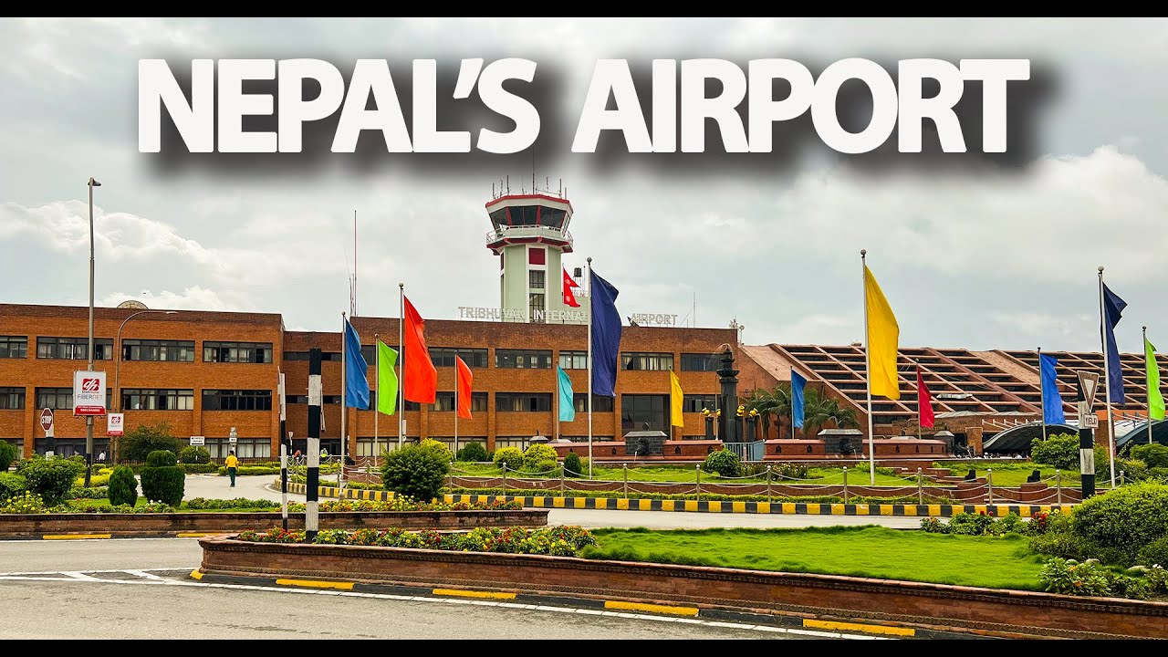 NEPAL'S ONLY INTERNATIONAL AIRPORT || Silent Walking 4K TOUR