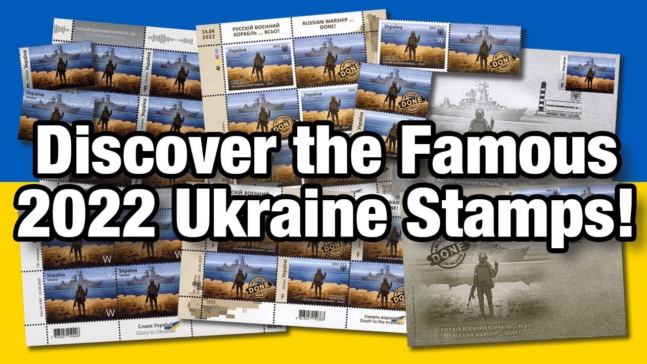 Ukraine Tells Off Russian Invaders With Postage Stamps