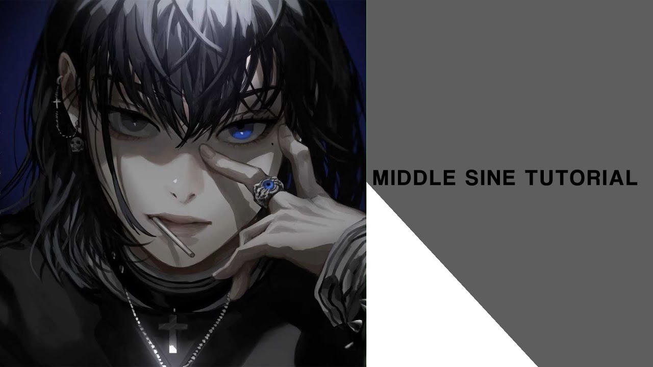 Middle sine transition on video star