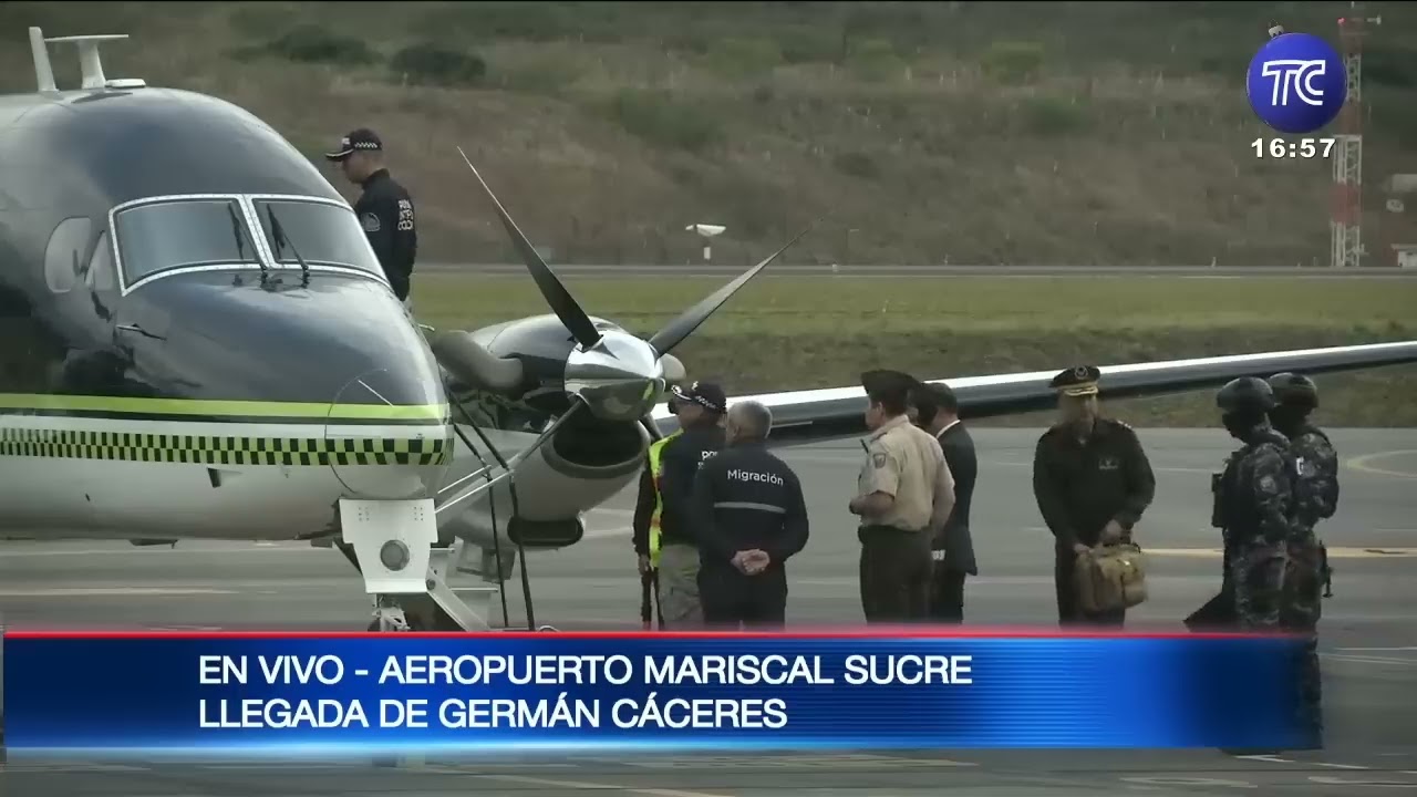 URGENTE 🔴 Así fue la llegada de Germán Cáceres a Ecuador
