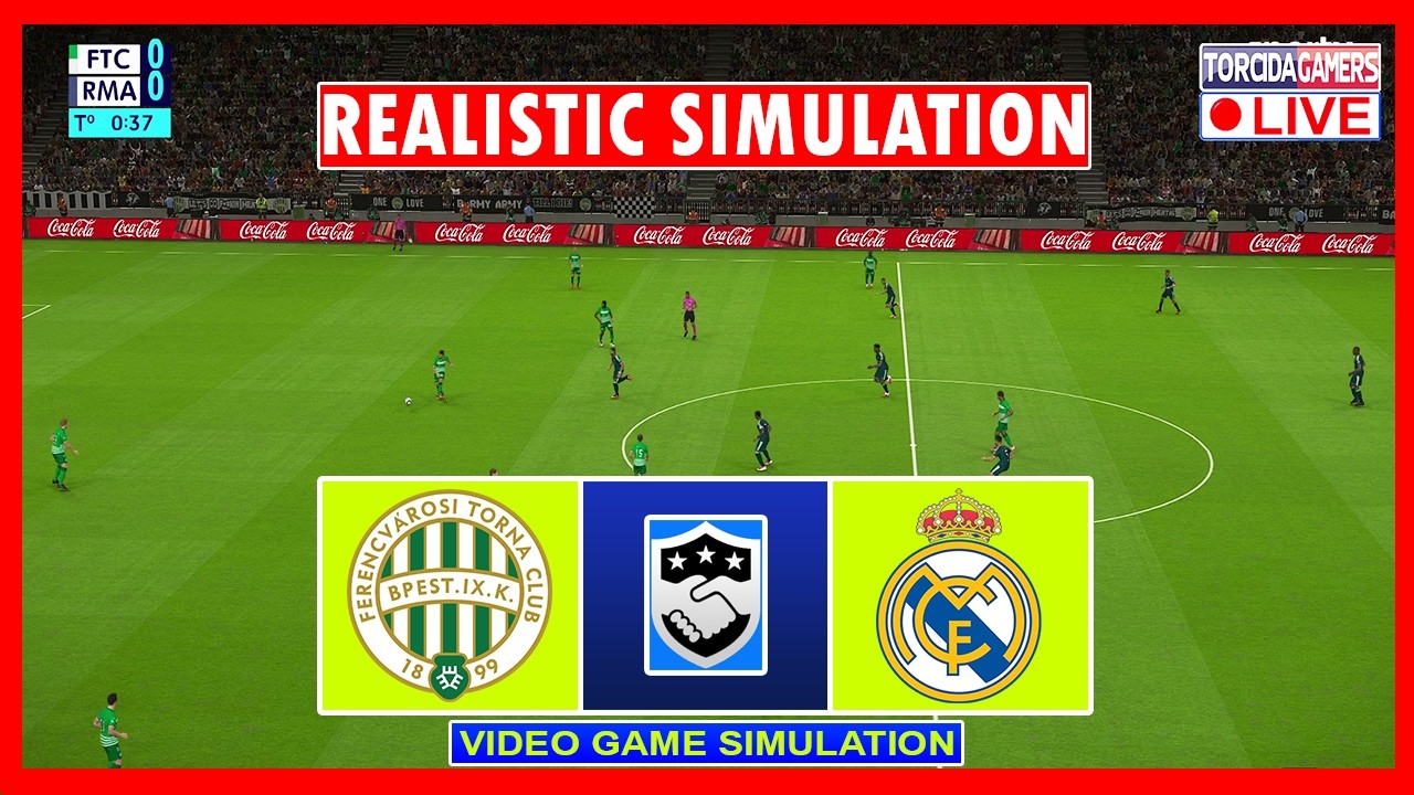 🔴Ferencv&aacute;ros vs Real Madrid Live | International Friendly Match 2026 | eFootball PES 2021 Simulation