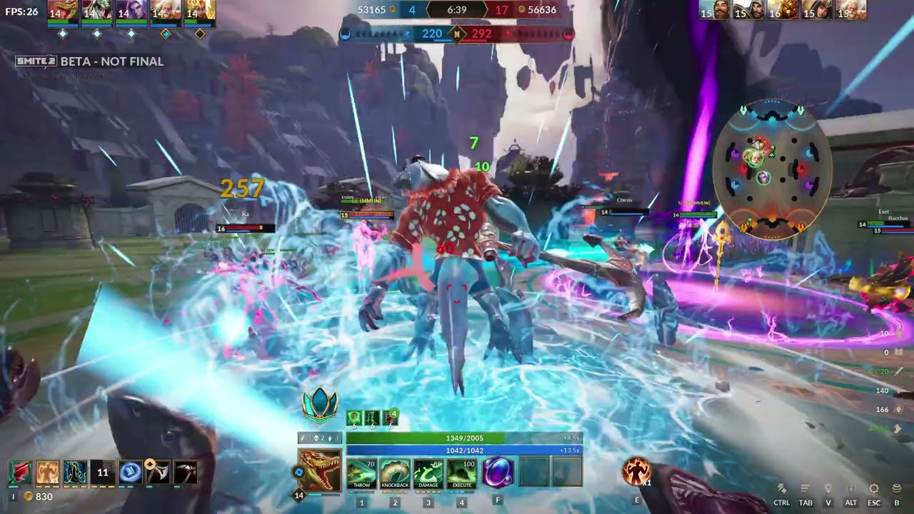 Match Over After 1min cause team bad | Sobek | Arena Match | Smite 2