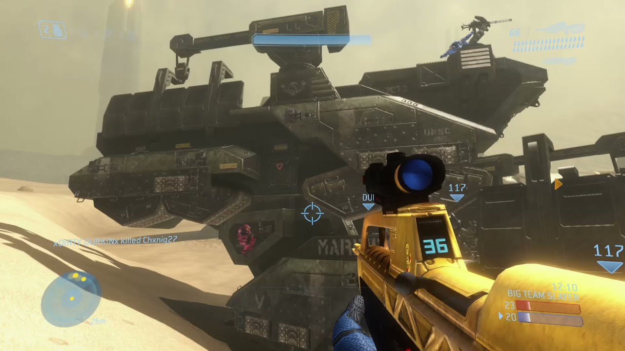 Halo 3 Multiplayer MCC #165 - Big Team Slayer - Sandtrap