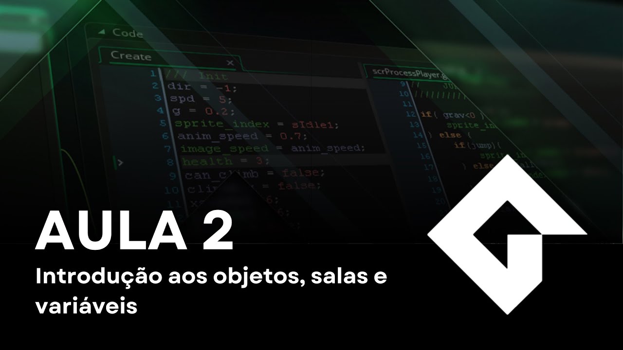 AULA 2 - Introdução aos objetos, salas e variáveis - GameMaker para Iniciantes
