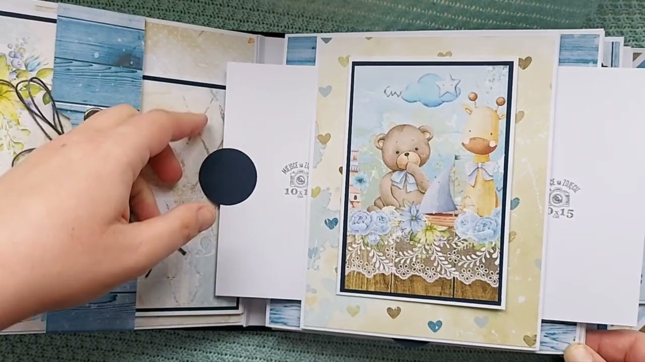 Duży dziecięcy album pop-up z kolekcji Hello Little Boy Craft o'Clock