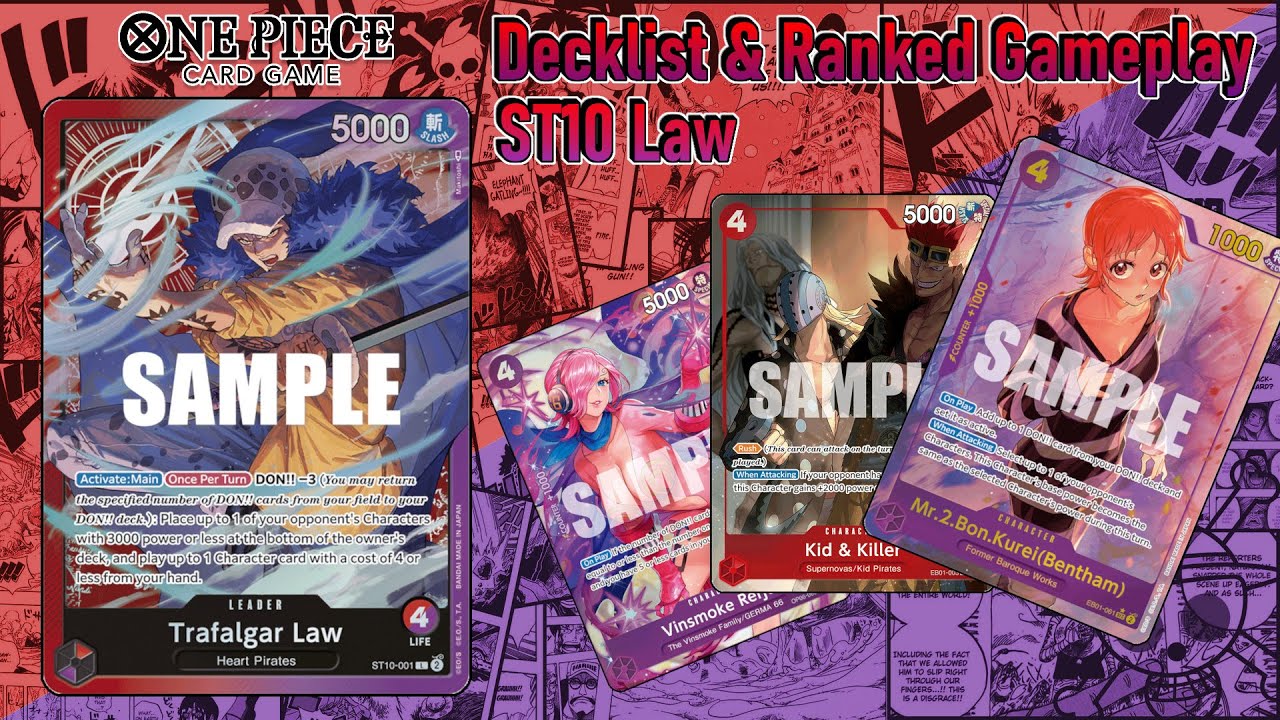 OP06/EB01 - Red/Purple Law - The Next Banned Leader!?!?  - [One Piece Card Game]