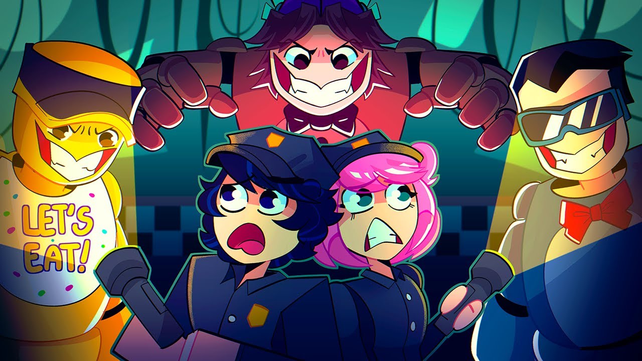 We Worked a NIGHT SHIFT as SECURITY GUARDS in FNAF...