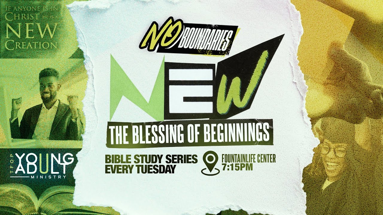 NEW: The Blessing of Beginnings Week 1 | Young Adult Bible Study 01-13-26