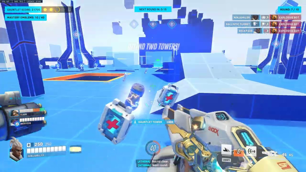 OverWatch 2 - Gauntlet Mode | Tower Defense [HARD MODE]