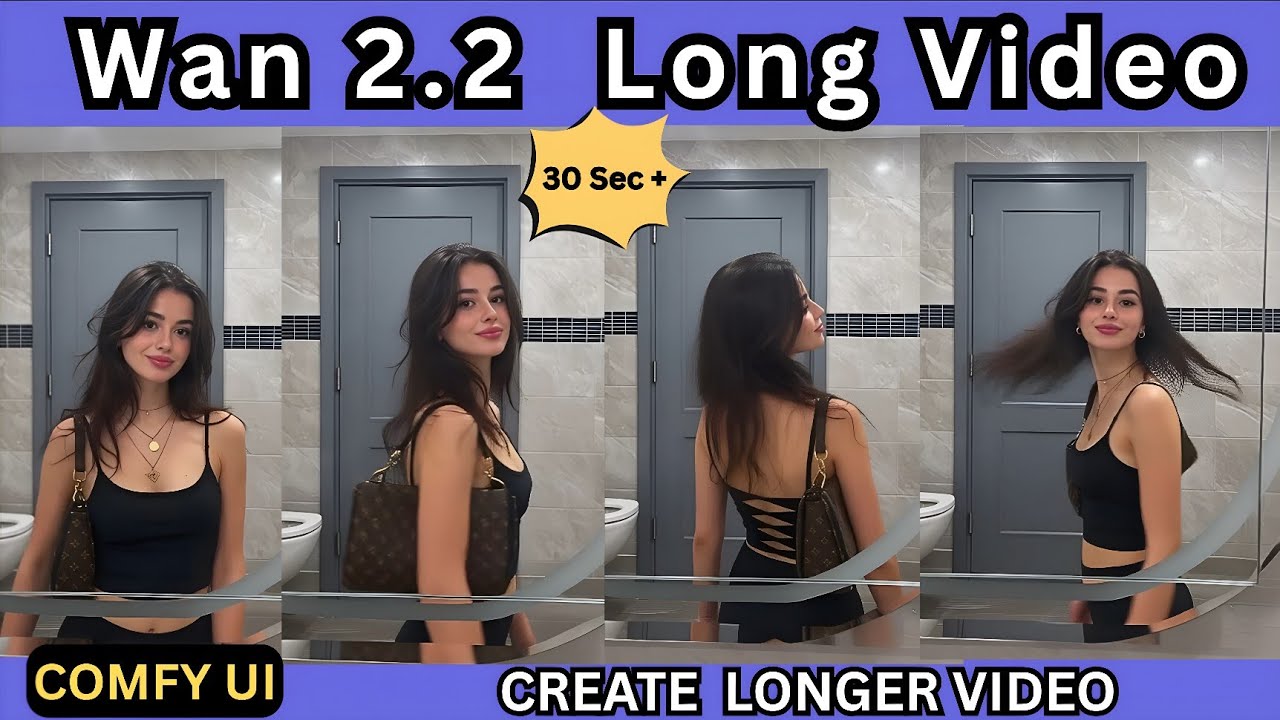 WAN 2.2 Long Video Generation in ComfyUI | Full Workflow