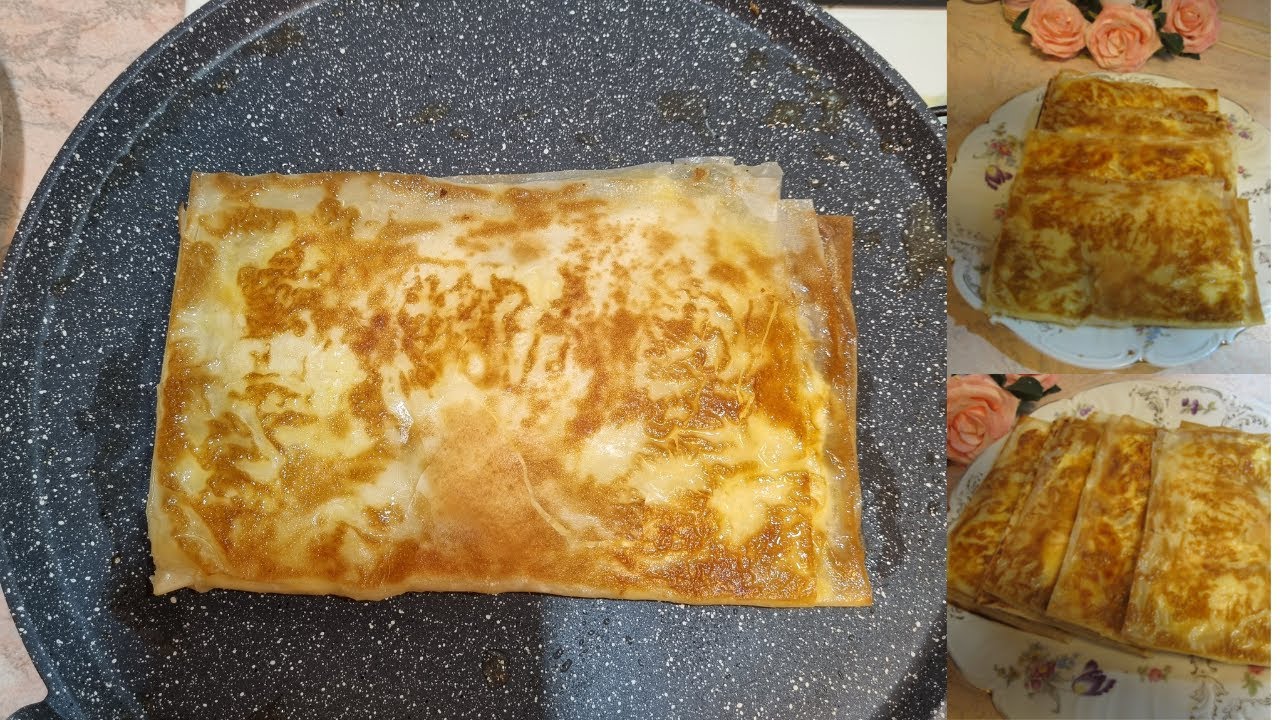 Хрупкави банички на тиган с готови кори -бързи, лесни, вкусни.Fritelle di formaggio con pasta fillo