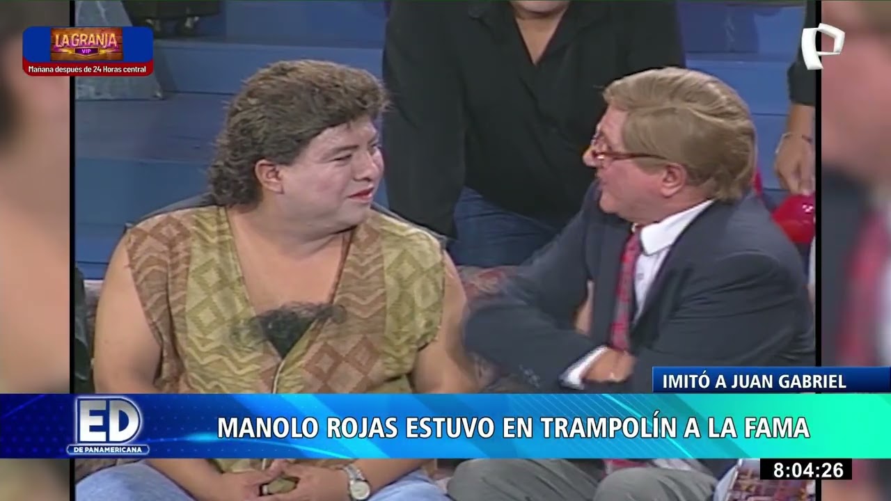 Las imitaciones m&aacute;s memorables de Manolo Rojas