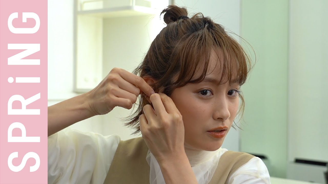 【ヘアアレンジ】高橋愛のモーニングヘアルーティン！