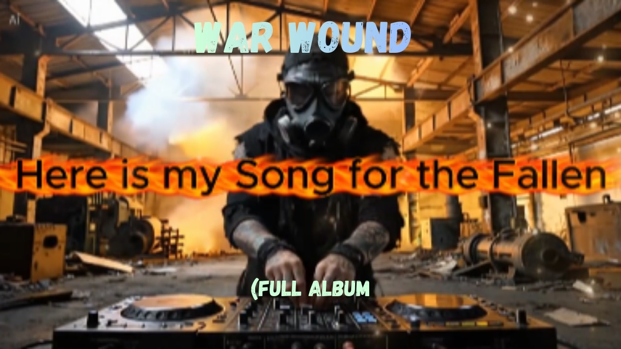 War Wound- Song for the Fallen(full album) Aggressive heavy metal combat battle music Industrial.