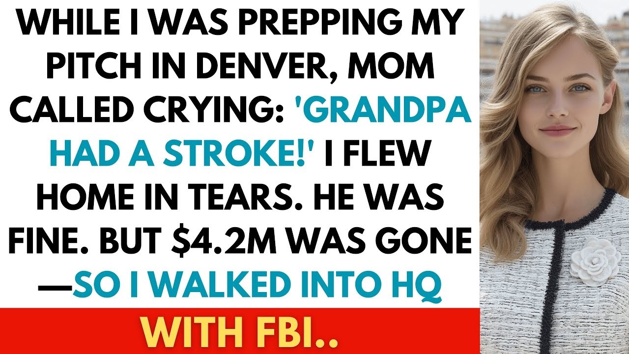 On My Business Trip, Mom Faked Grandpa’s Emergency to Steal $4 2M — But I Took the Company Overni