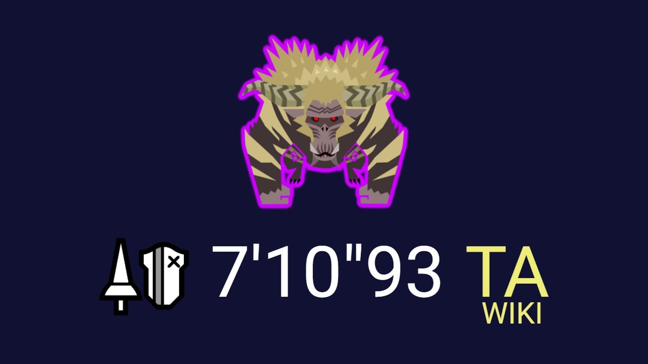 MHW:I (PC) - Tempered Furious Rajang - Lance 7'10