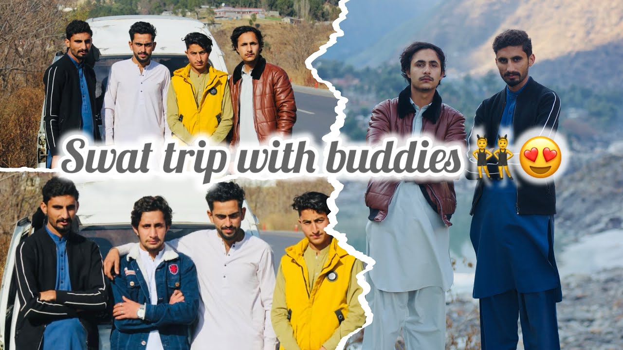 Swat trip with buddies 😍👯‍♂️bohot hi zayad funny vlog hai end tak lazeme daka 👀😍