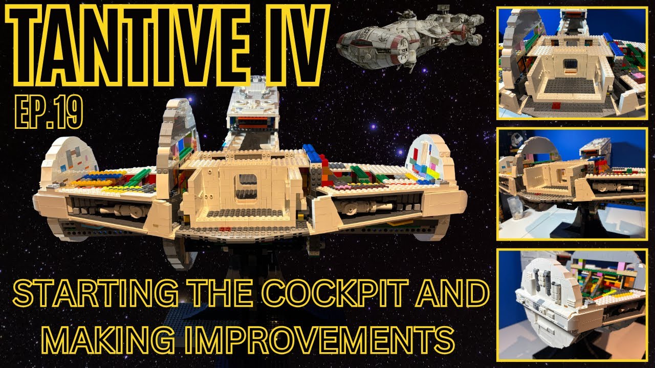 Building an EPIC Minifig Scale TANTIVE IV from Star Wars in LEGO - Episode 20