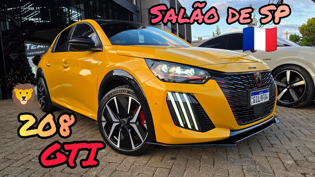 208 GTI estará no Salão do Automóvel de SP! Mas antes vc vê aqui!!