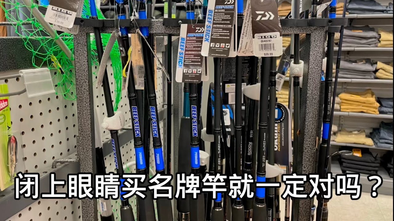 低价名牌好还是普通品牌好？新手如果选鱼竿？