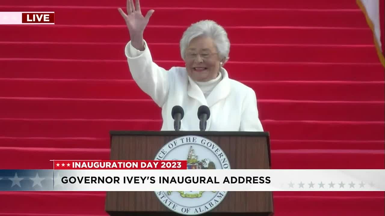 Alabama Inauguration Day 2023: Governor Kay Ivey sworn into office
