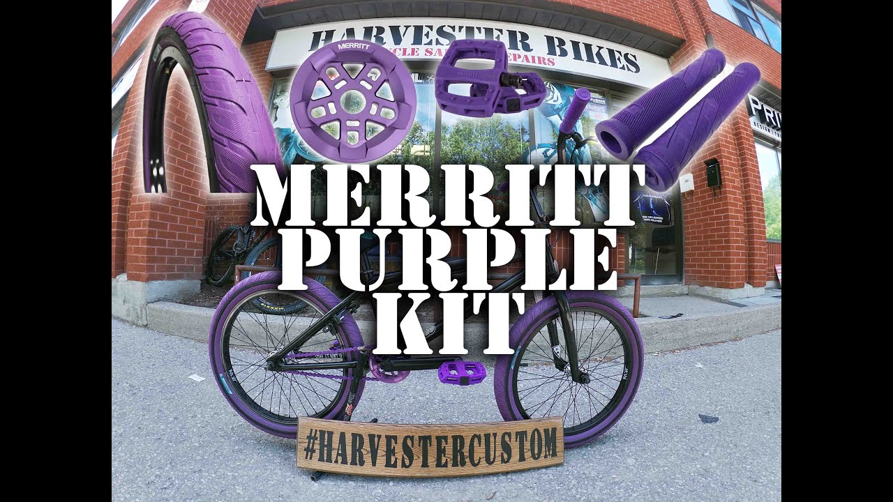 Merritt Purple Kit Custom BMX @ Harvester Bikes