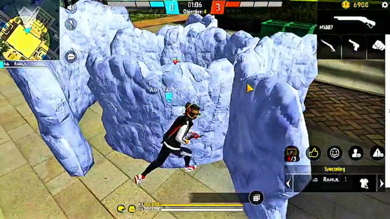 1vs1🥶🔥 AG RAHUL💀 vs AARYAN🤡 #hklive #foryou #freefire #freefireclips