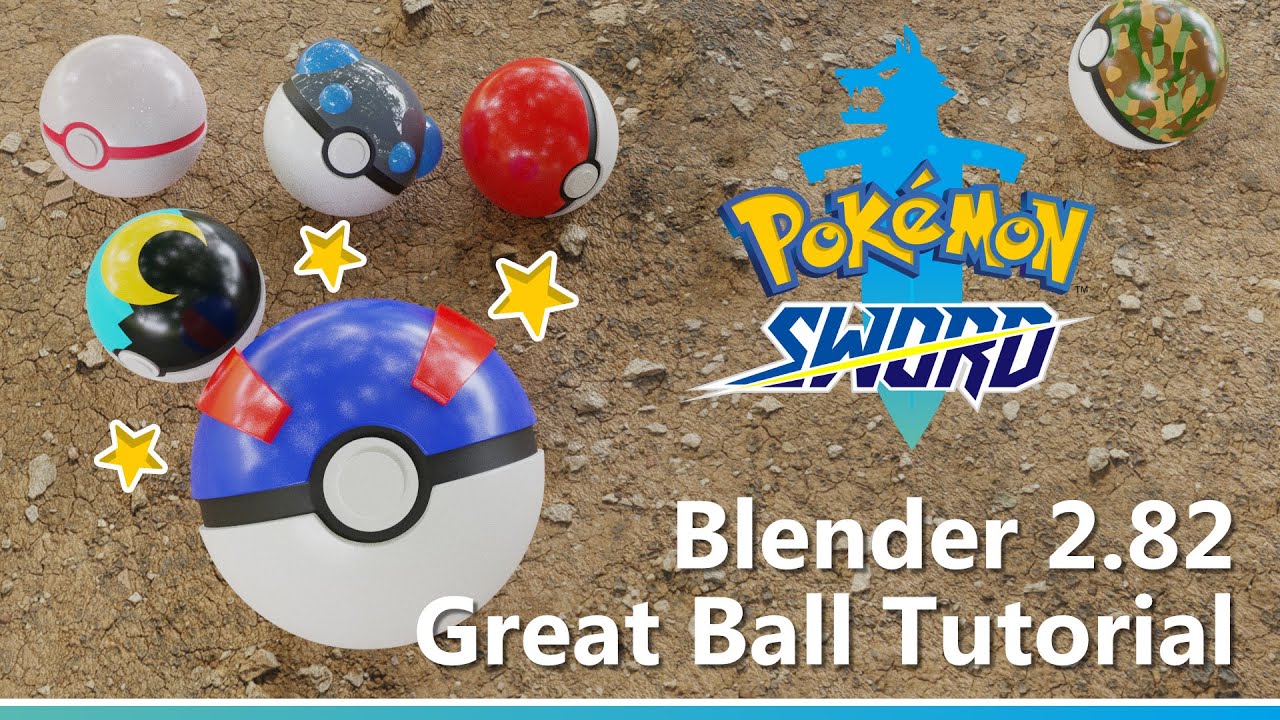 How to make a Great Ball in 3D using Blender 2.82a