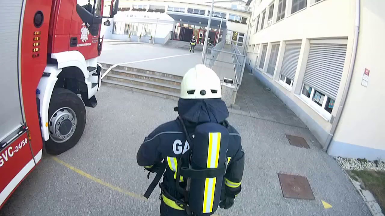 Lendavainfo.CoM // Gasilska vaja na DOŠ I Lendava // 5.10.2018