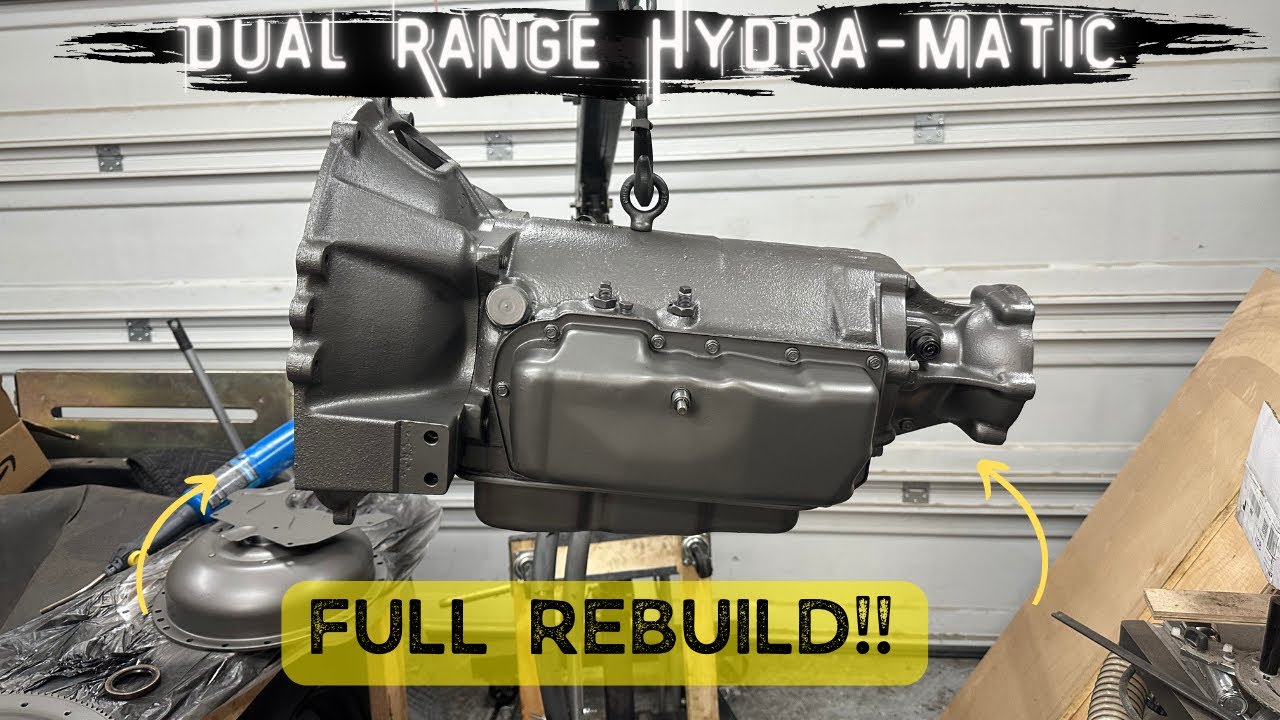 FINALLY DONE!...FULL reassembly and paint of the Dual Range Hydra-Matic transmission. (Part 4)