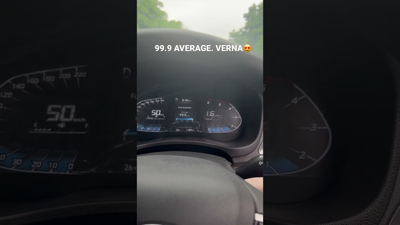 Hyundai Verna 2022 sx diesel AT. Average on highway , 99.9 kmpl. Value for money car