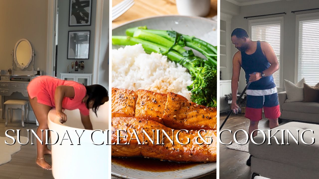 SUNDAY PREPARATION| CLEANING, COOKING AND GETTING READY FOR THE WEEK AHEAD @tiahnamrose