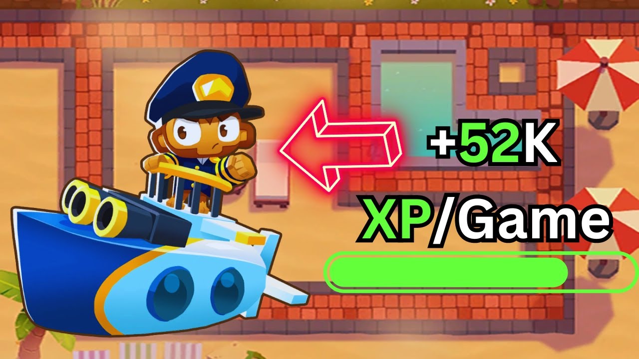 Monkey Sub XP FARM (EASY) BTD-6