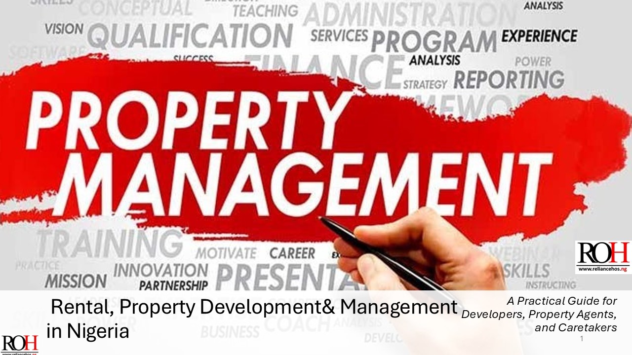 Rental, Property Development & Management in Nigeria