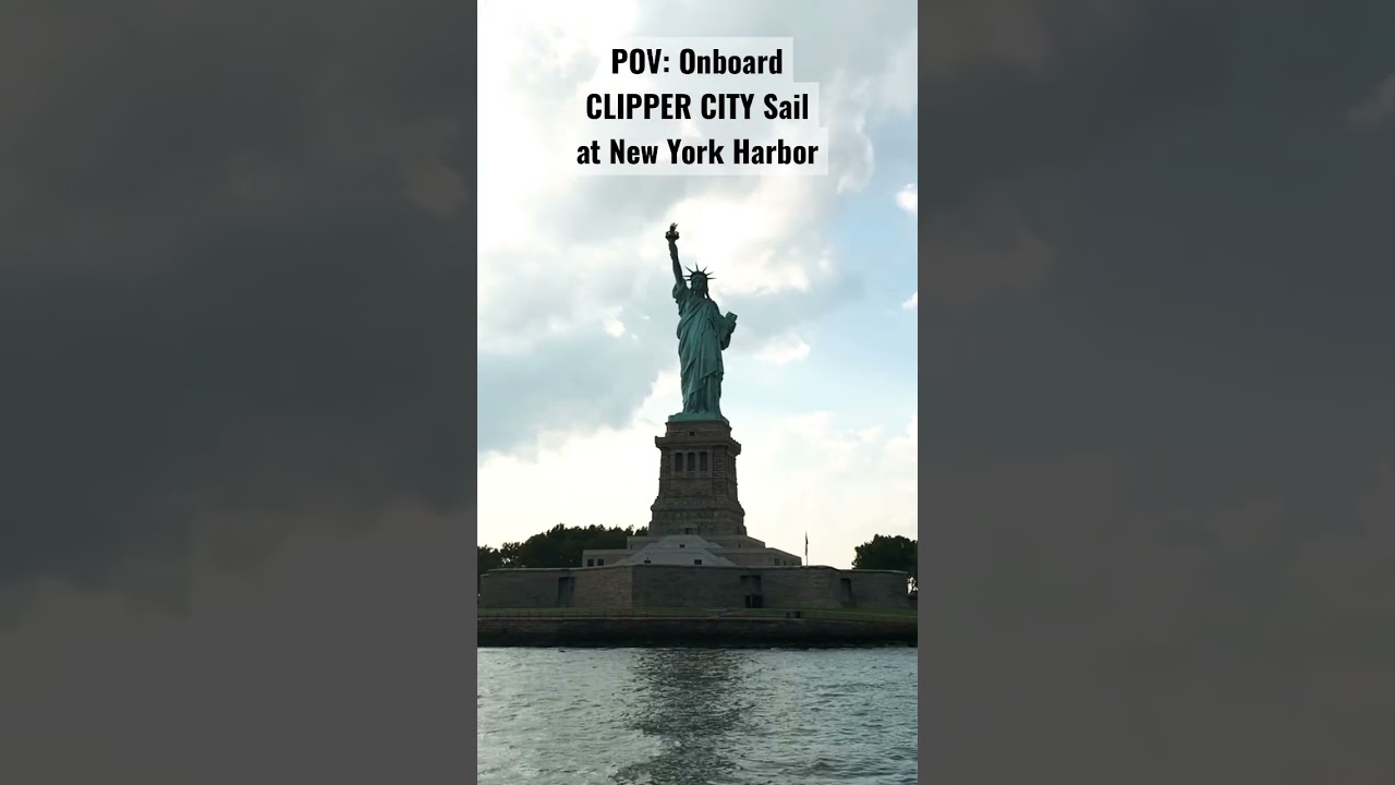 CLIPPER CITY, Manhattan by Sail || MaVen #newyorkcity  #statueofliberty #tallships #sailboat