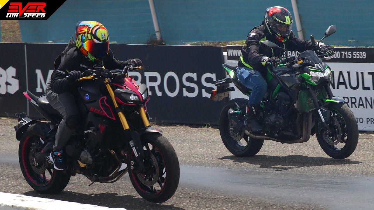 Yamaha MT-09 🆚️ Kawasaki Z900 🆚️ Honda CB650R 🆚️ Ducati Diavel 🆚️ Suzuki GSX-S750 | DRAG RACES