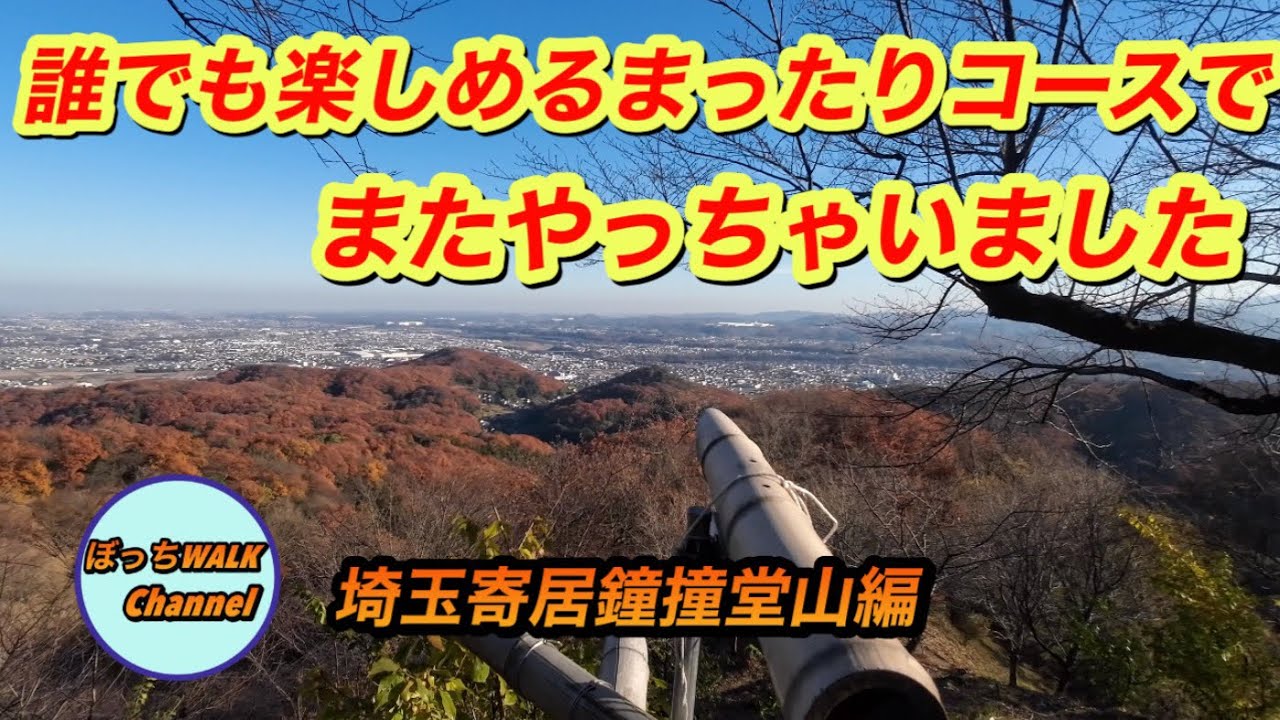 【日帰りハイキング】誰でも気軽に楽しめる まったりコースで またやっちゃいました 埼玉寄居鐘撞堂山編