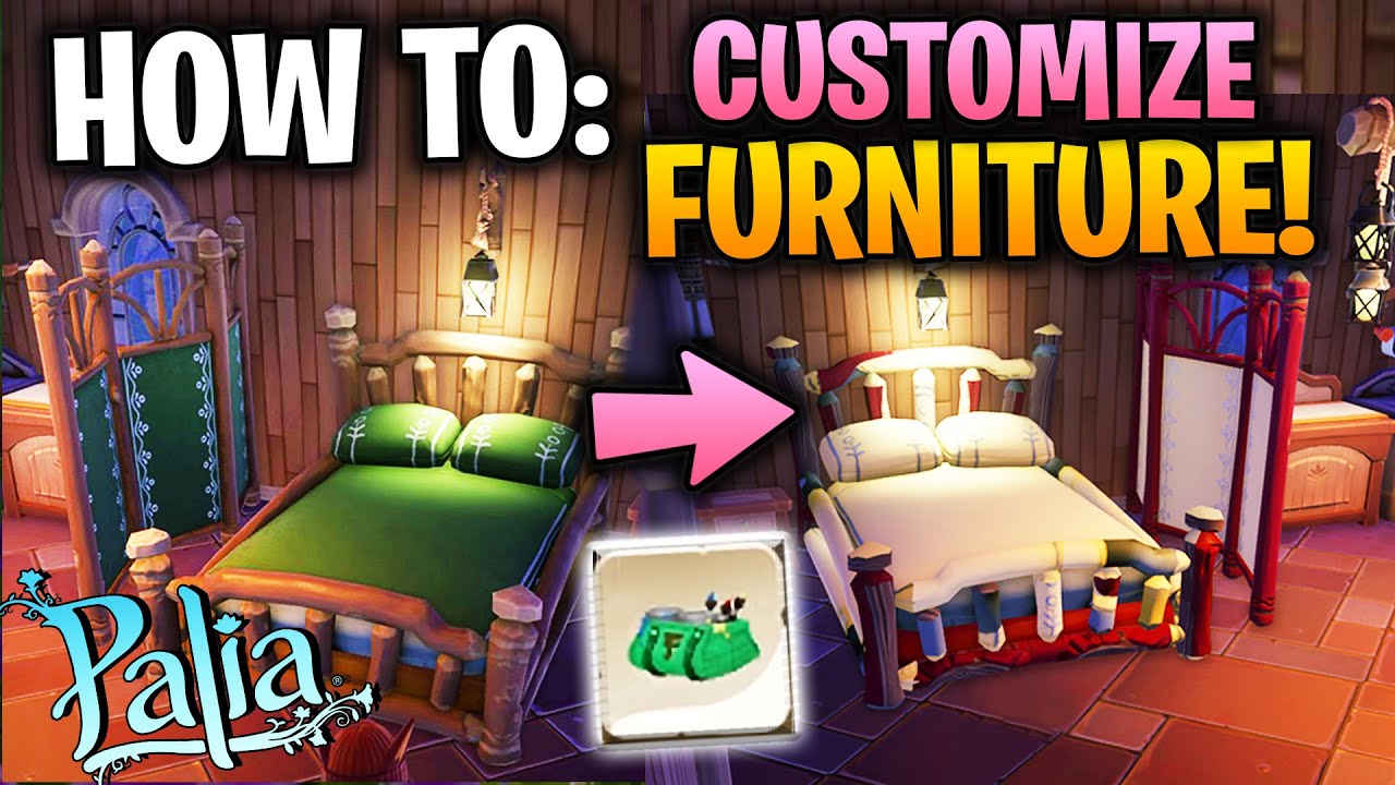 Palia: How to CUSTOMIZE YOUR FURNITURE - House Building Tips! Palia Gameplay Guide