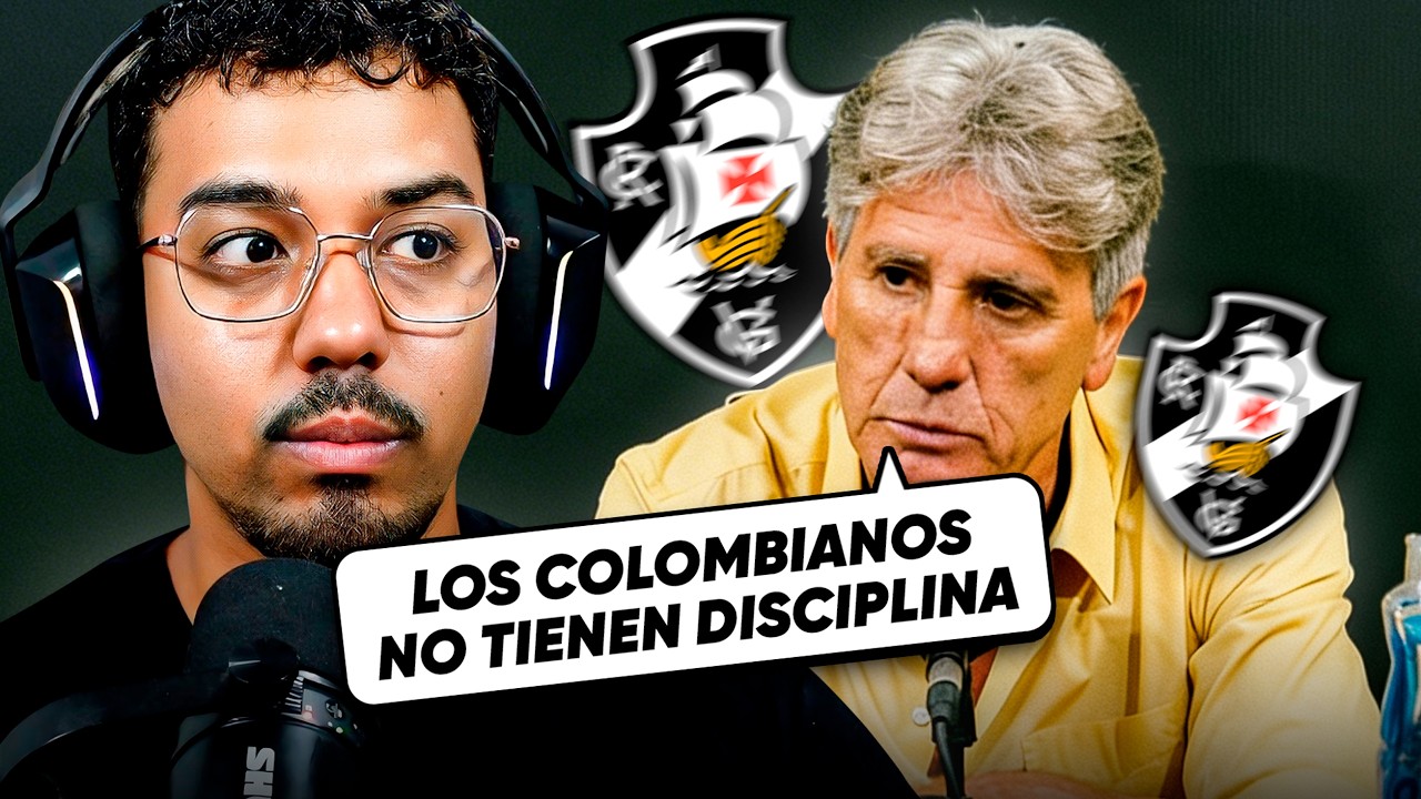 RENATO GAUCHO, T&Eacute;CNICO DE VASCO DA GAMA, CRITIC&Oacute; FUERTEMENTE A LOS JUGADORES COLOMBIANOS Y SU NIVEL