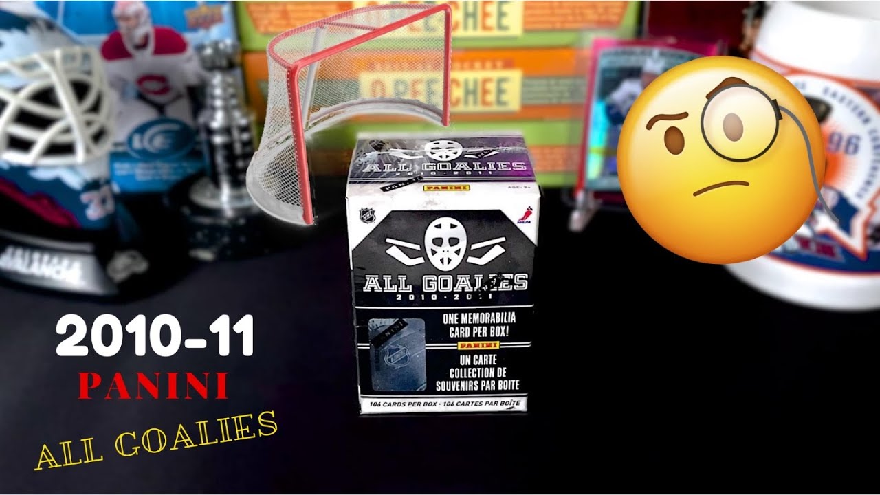 **ALL GOALIES** 2010-11 PANINI SET Hockey Cards Unboxing / Hockey Break. 4k