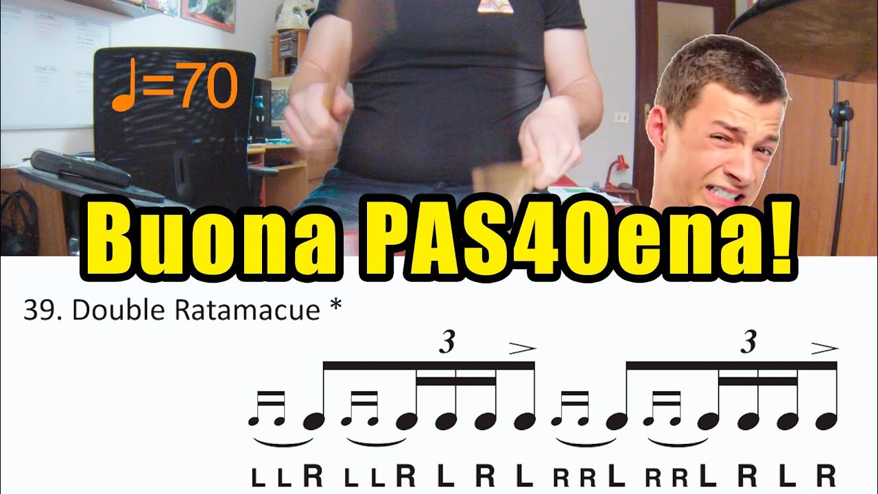 Tutti i 40 rudimenti in 2:30!