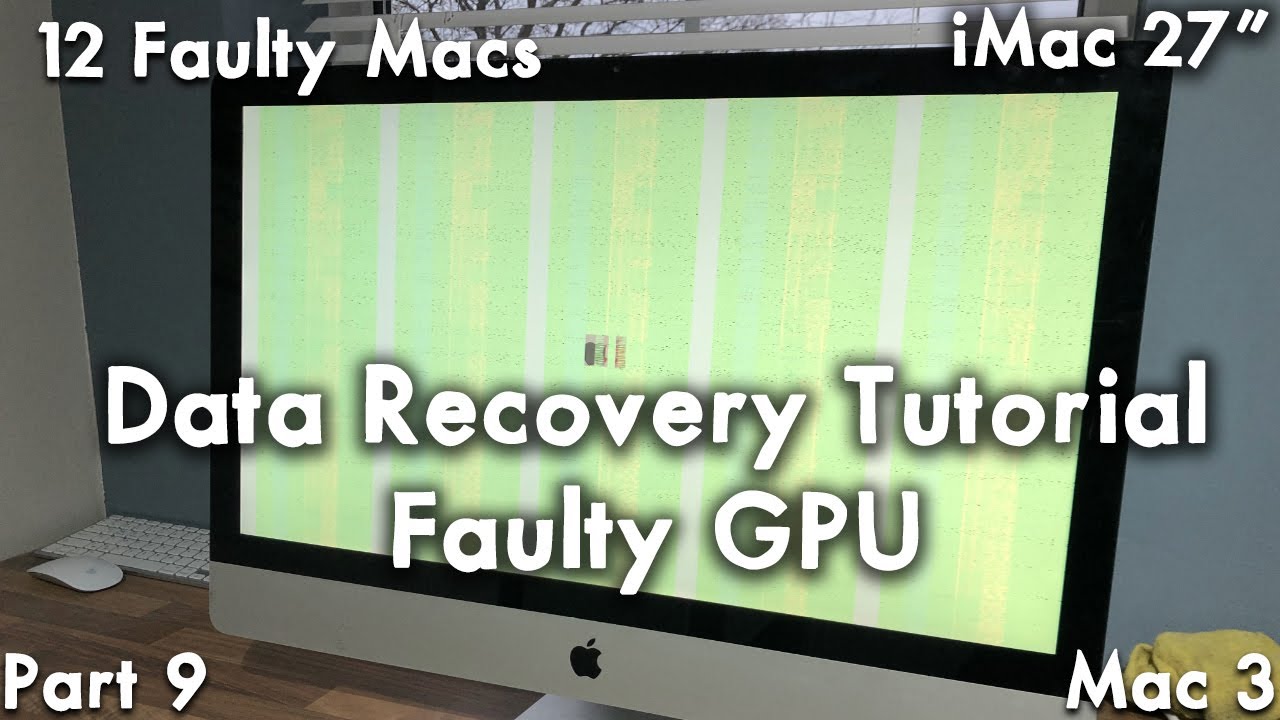 iMac Faulty GPU Data Recovery | Hard Drive Removal | Target Disk Mode | 12 Faulty Macs | Part 9