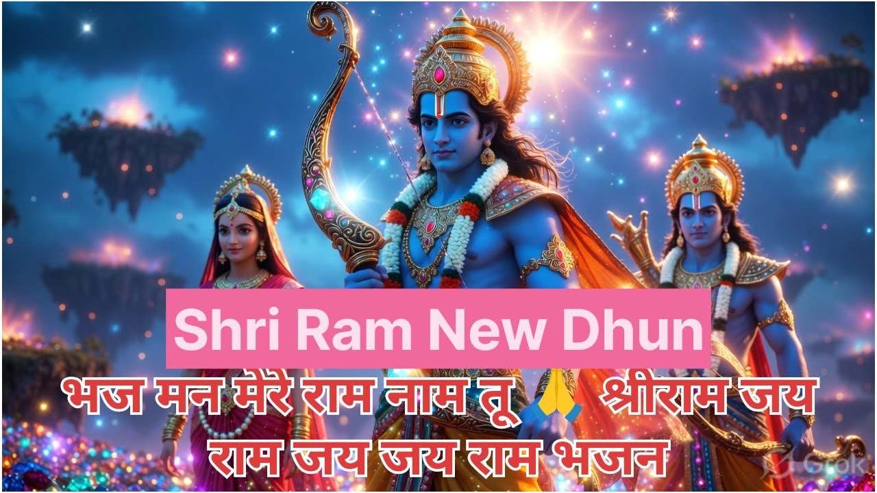 भज मन मेरे राम नाम तू 🙏 श्रीराम जय राम जय जय राम भजन @aryahemantchannel 