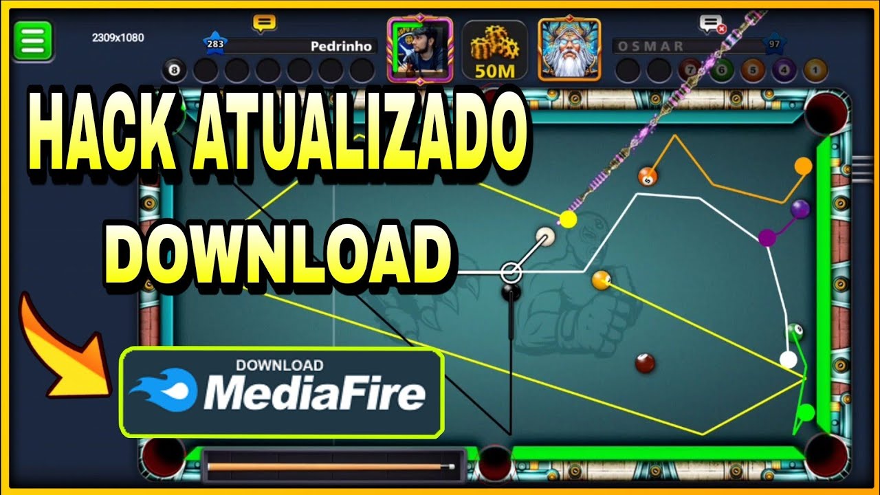VAZOU!!! NOVO HACK MOD MENU AUTO WIN GRÁTIS NO 8 BALL POOL 2026 DOWNLOAD