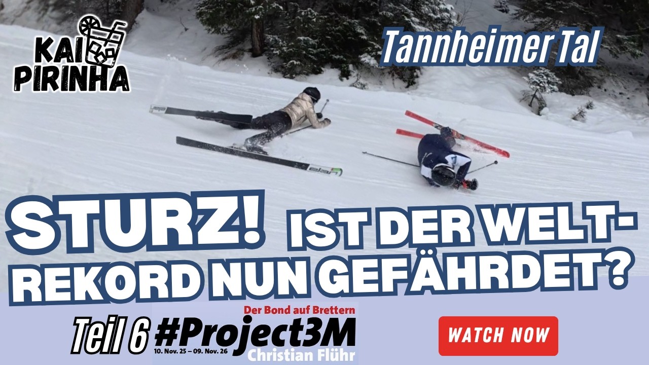 Weltrekord auf Ski – Teil 6 | 2 Tage Tannheimer Tal, Sturz-Schock bei der Höhenmeterjagt
