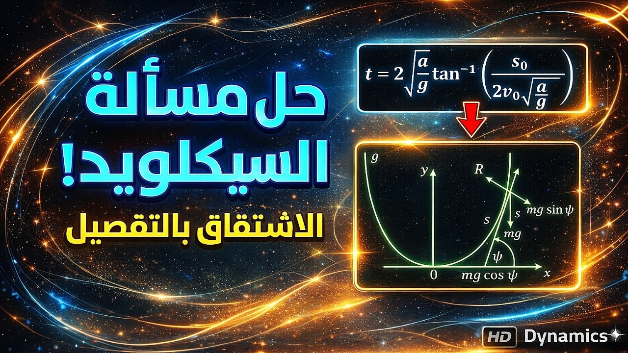 ديناميكا 2 - (5) الحركه المقيده في المستوي ( مساله السيكلويد )