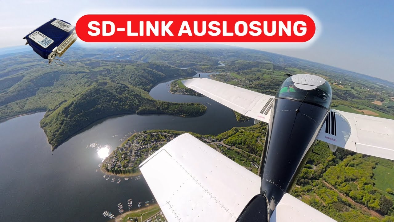 Traumhafter Flug über die Voreifel und Auslosung der SD-Link Adapter Gewinner