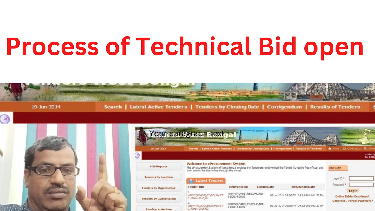 # How to be open Technical Bid # Process of Technical Bid Open # Technical Bid Open